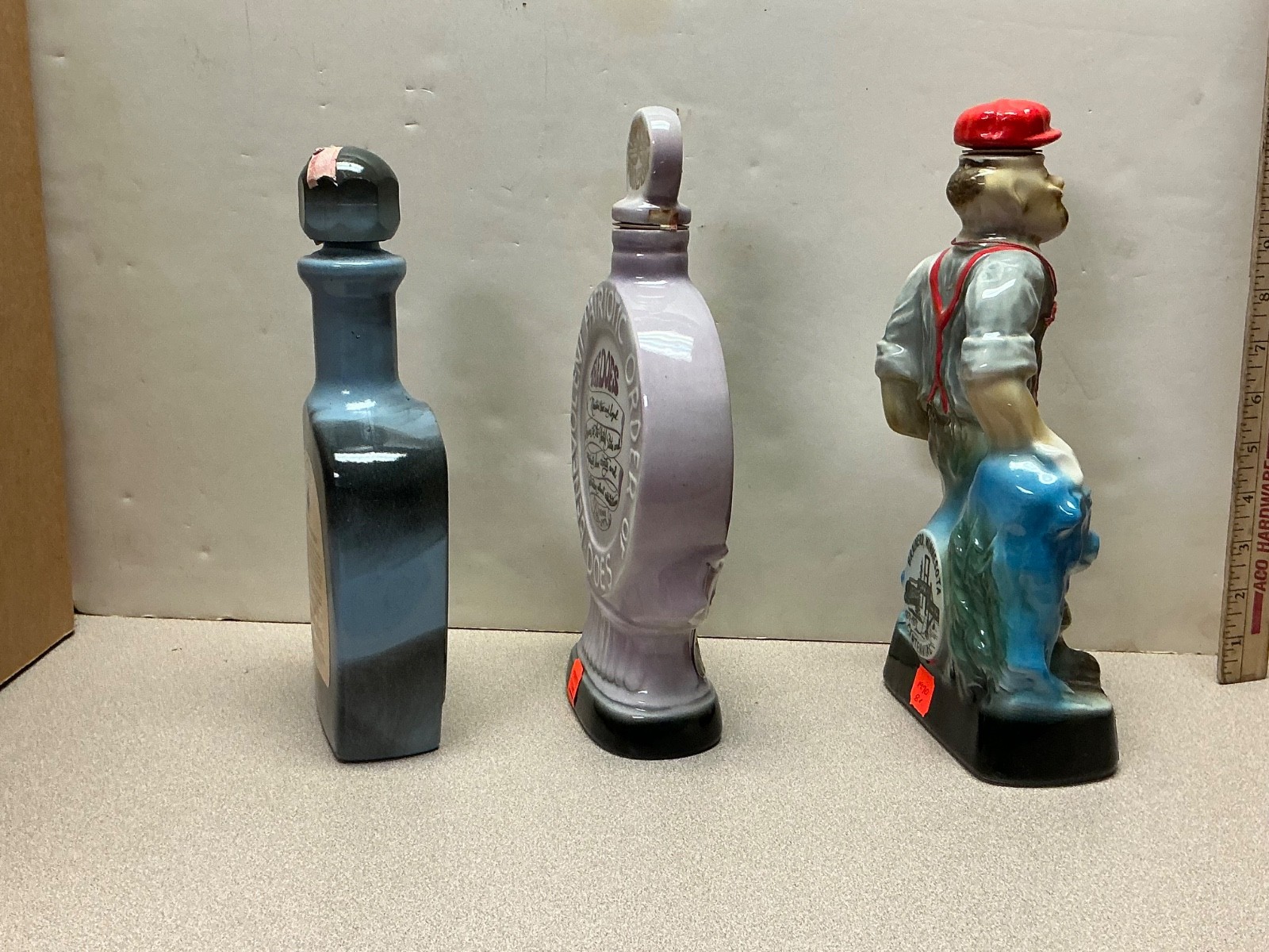 THREE - Vintage Jim Beam Decanters - Empty
