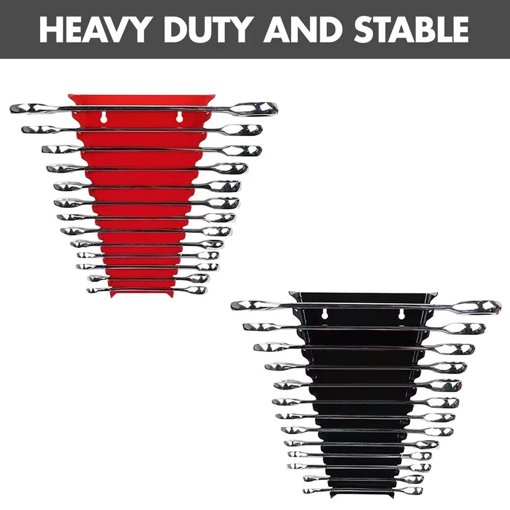 4Pack Wrench Organizer Holder Tool Box Storage Sockets Tray Rail Sorter Rack