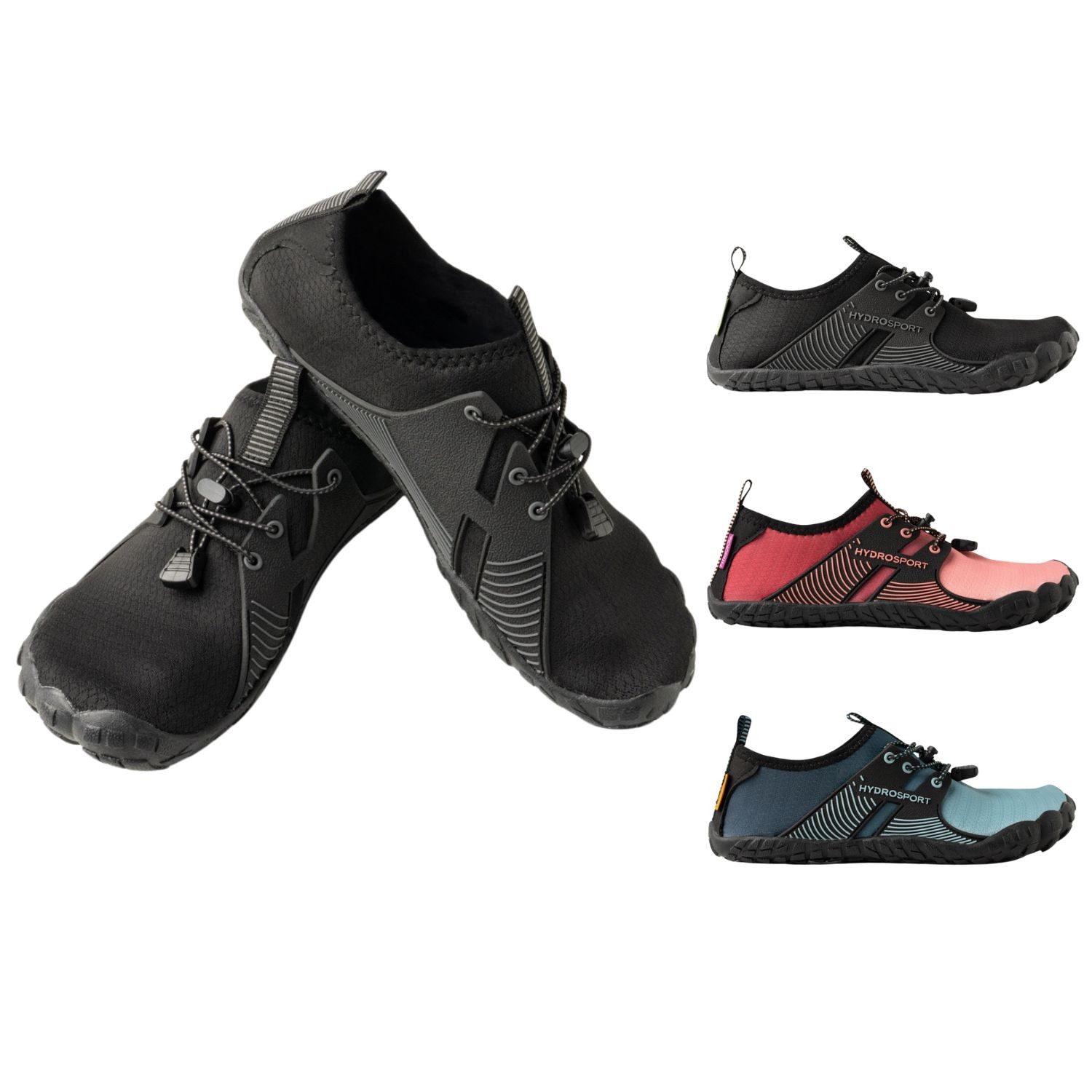 FITKICKS HydroSport Land-to-Water Active Lifestyle Footwear, Mens or Womens