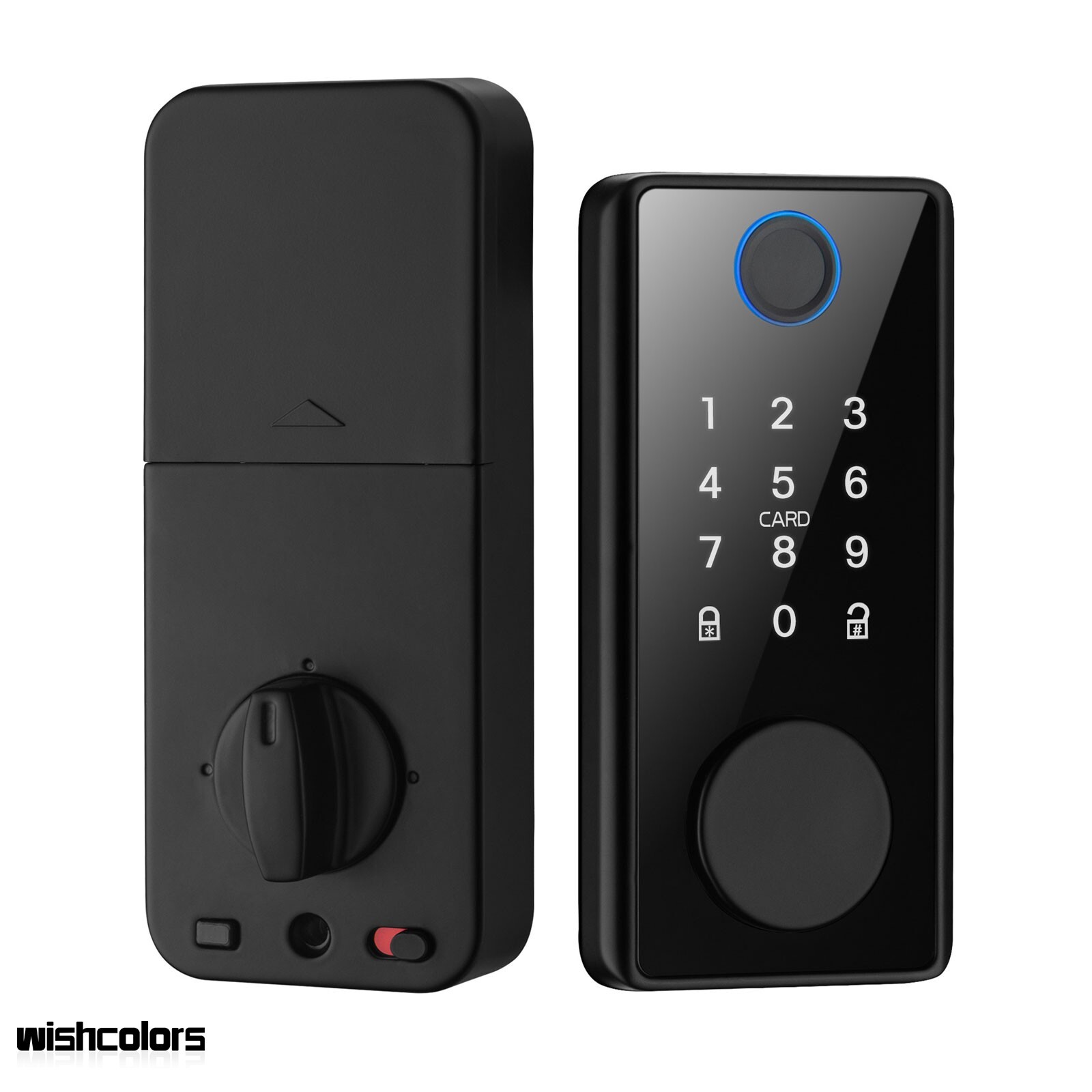 Smart Door Lock Supports Fingerprint + Password + IC Card + Key to Unlock
