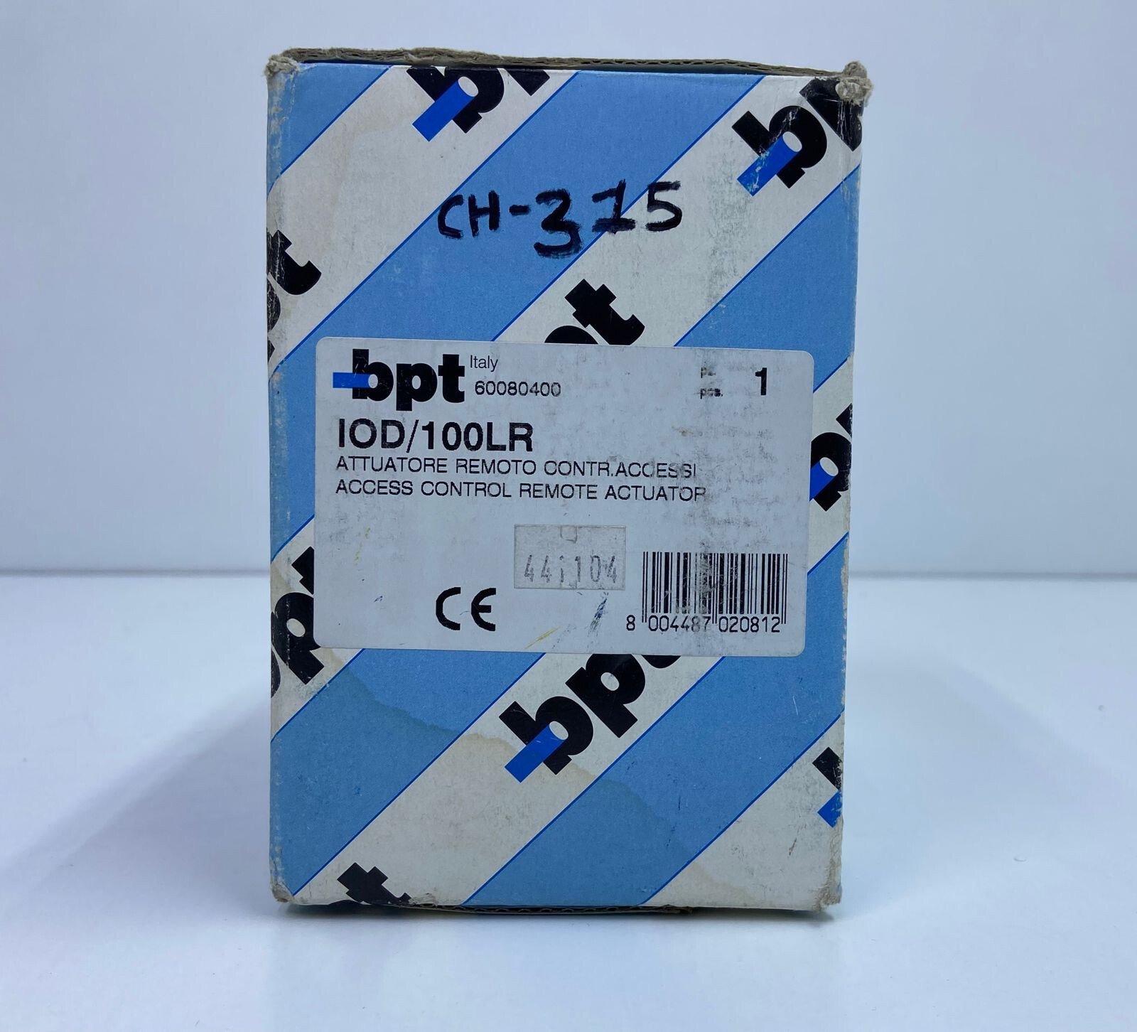 BPT IOD/100LR, ACCESS CONTROL REMOTE ACTUATOR , CH#315