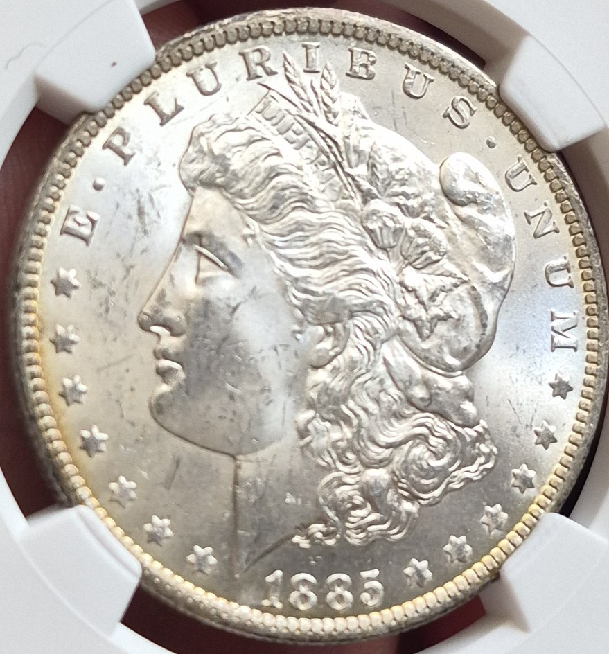 1885 O Morgan Silver Dollar 90% US Silver Coin Brilliant BU Uncirculated