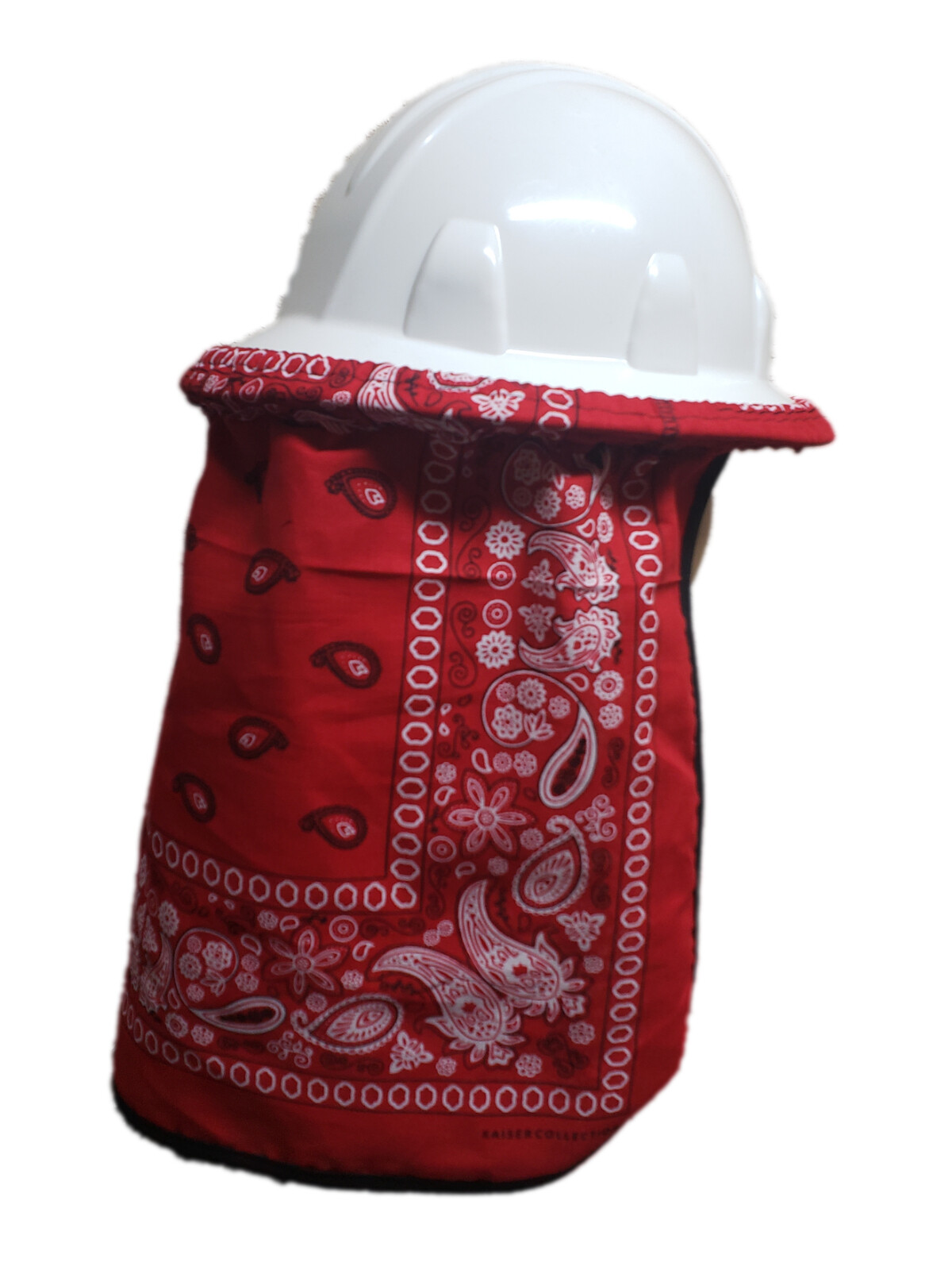 Neck Protector for Hard Hat Neck Shade Bandana Red