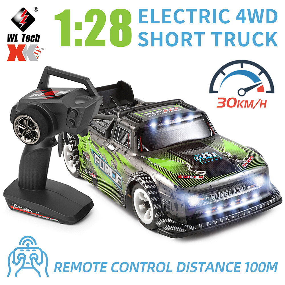 Wltoys 284131 1/28 2.4G 4WD Short Course Drift RC Car Vehicle 30km 3 Battery Toy