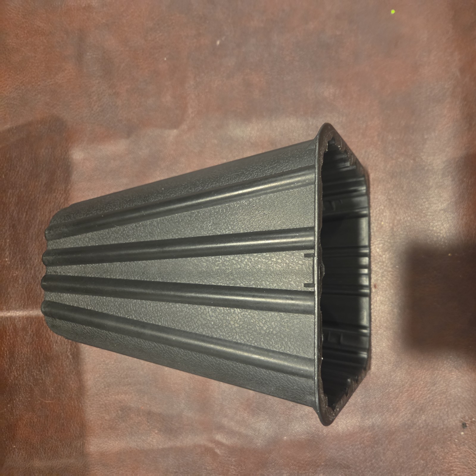 6 inch Plastic Bed Risers with Wheel Caster Stabilizer, Black