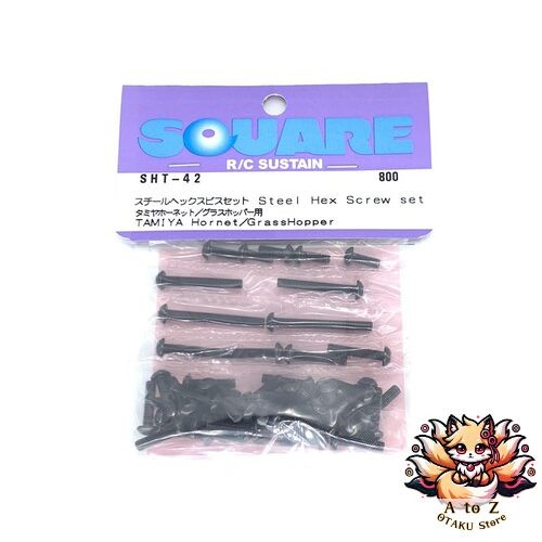 NEW Square Steel Hex Screw Set SHT-42 for Tamiya Hornet/Grasshopper