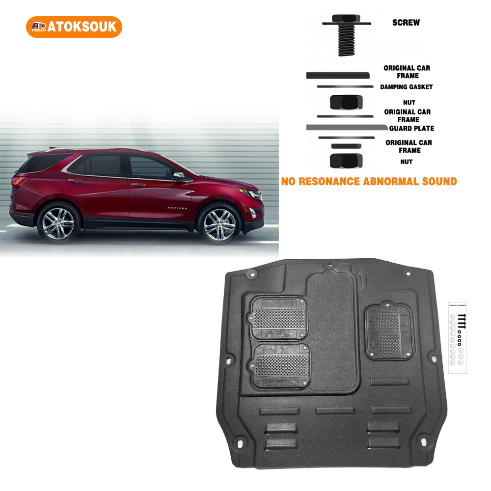 Engine Skid Plate For 2017-2020 Chevrolet Equinox Under Splash Shield Heavy Duty