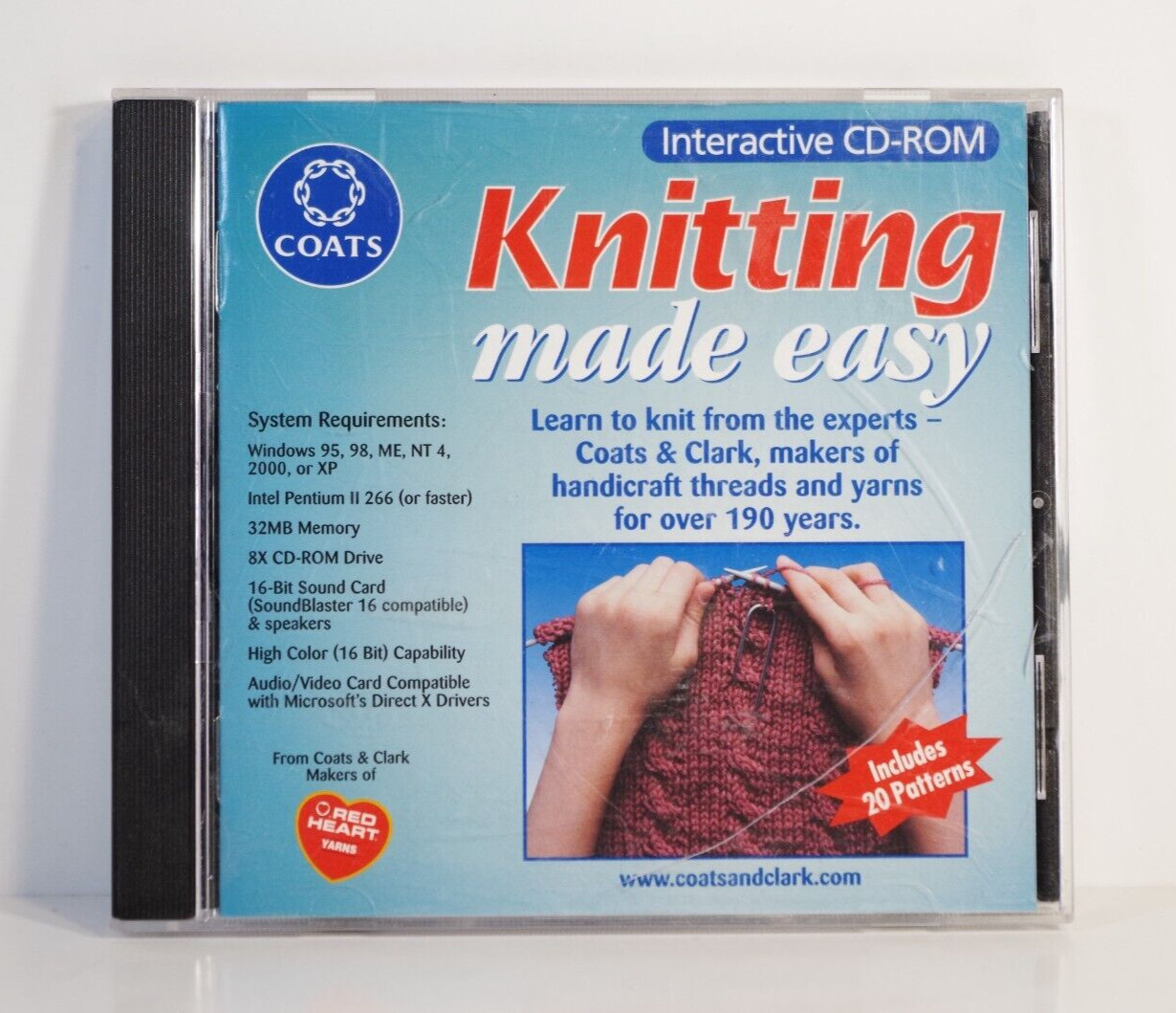 Knitting Made Easy (PC CD-ROM, Independent) - Good!