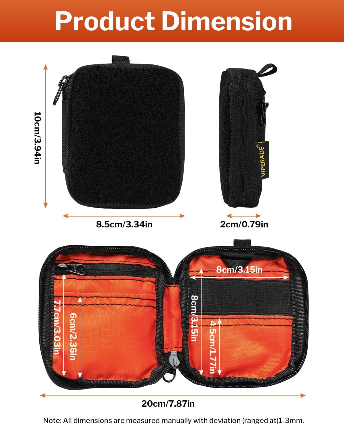 VE34 Mini EDC Organizer - Small Everyday Carry Pouch
