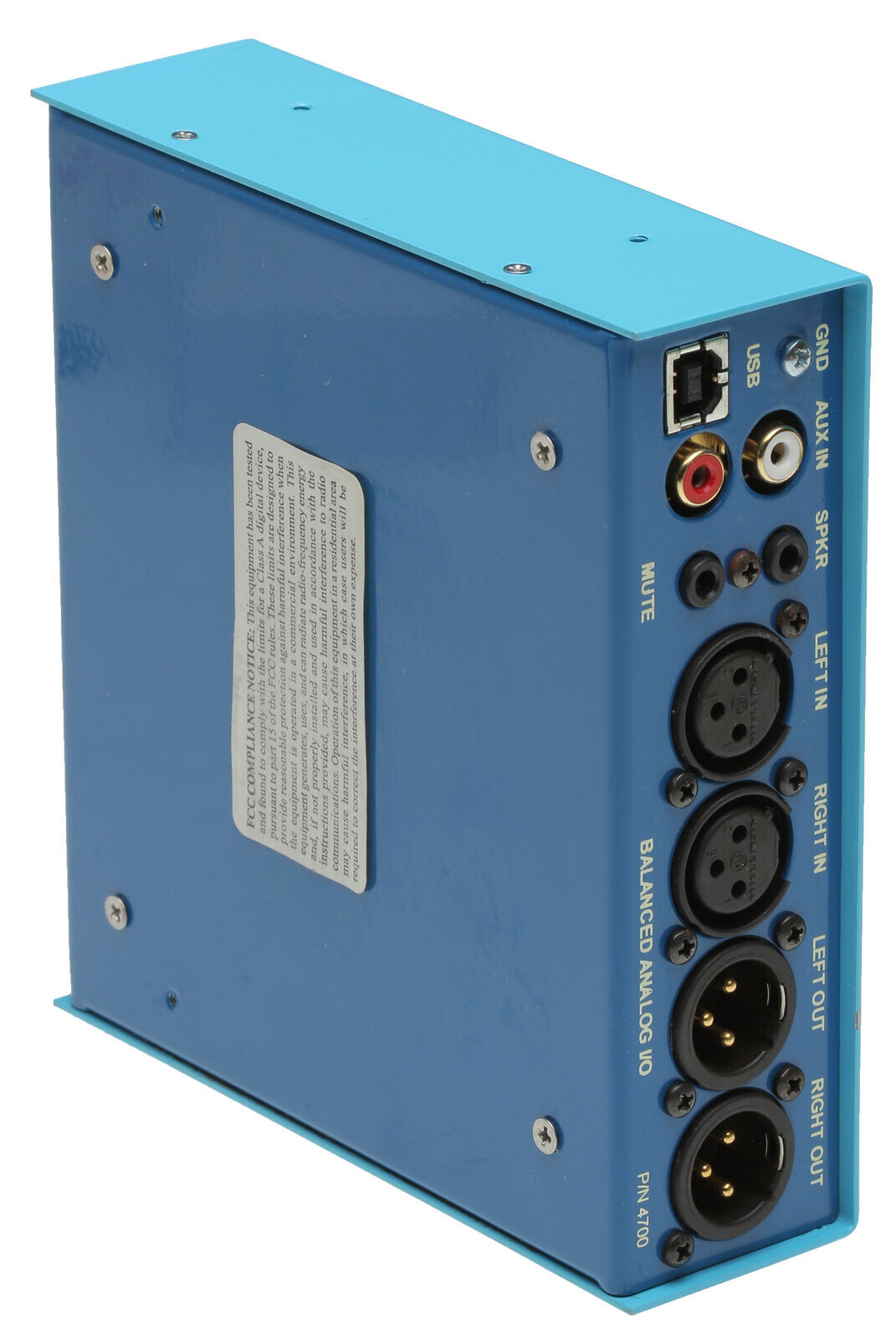 Henry Engineering 4700 USB Matchbox Analog Digital Converter Balanced Audio XLR
