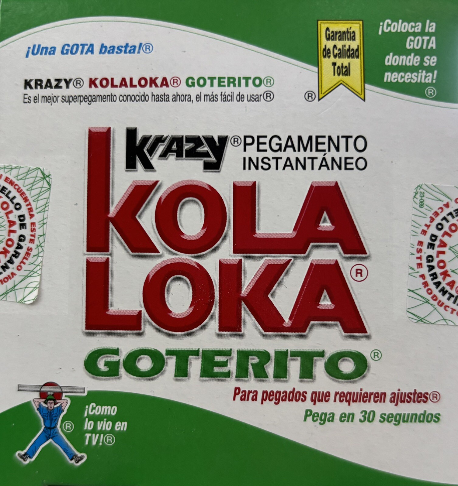 Kola Loka Goterin (10 pcs) (3.5g x 1) Super Glue Dropper (10 pcs) (3.5g Each)