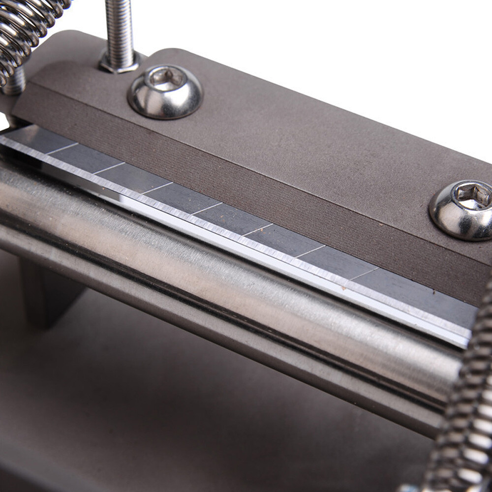 Leather Peeling Machine Splitter Manual Leather Skiver Peeler Stainless Steel US