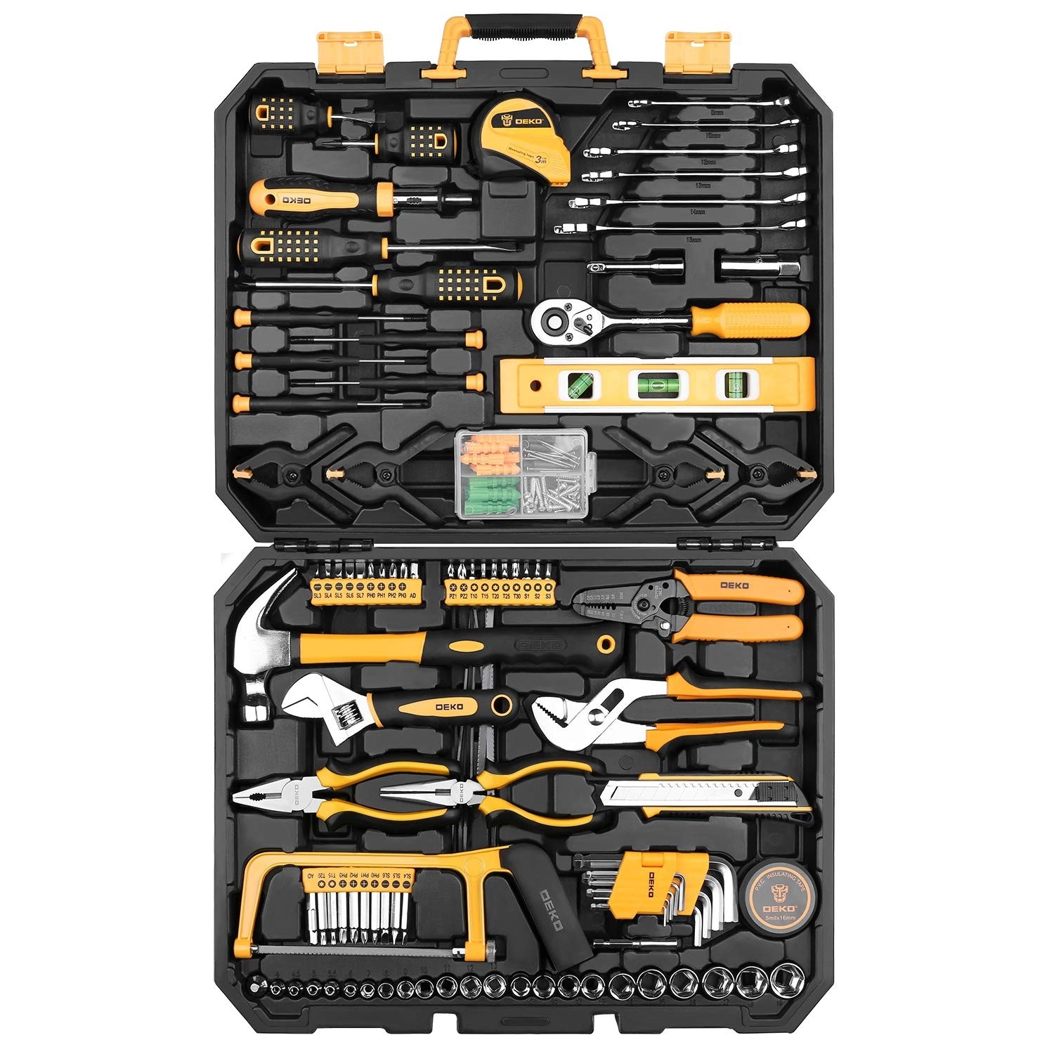 DEKOPRO 228Piece Socket Wrench Auto Repair Tool Combination Package Mixed ClassB