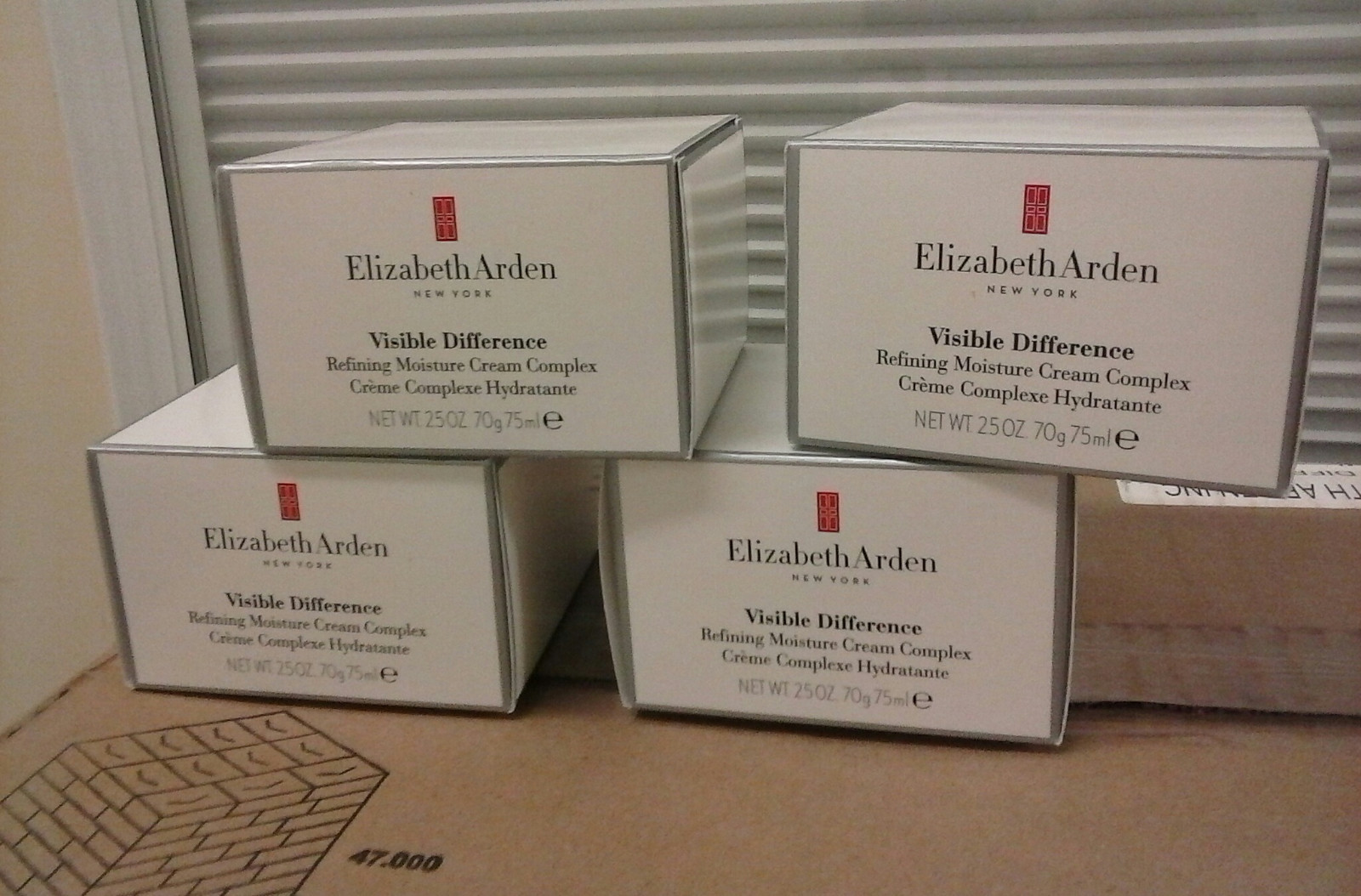 Elizabeth Arden Visible Difference Refining Moisture Cream Complex 2.5 oz 4 PACK