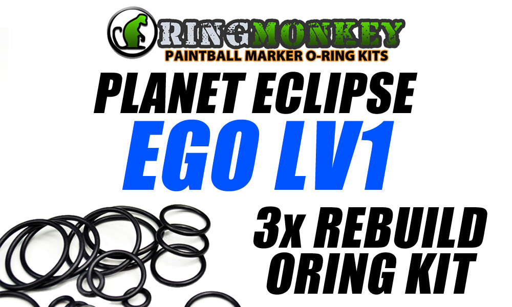 Planet Eclipse EGO LV1 LV-1 - 3x REBUILD O-RINGS