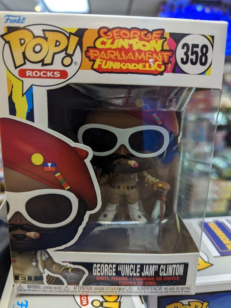 Rocks - George Clinton "UNCLE JAM" Parliament Funkadelic #358 Funko Pop