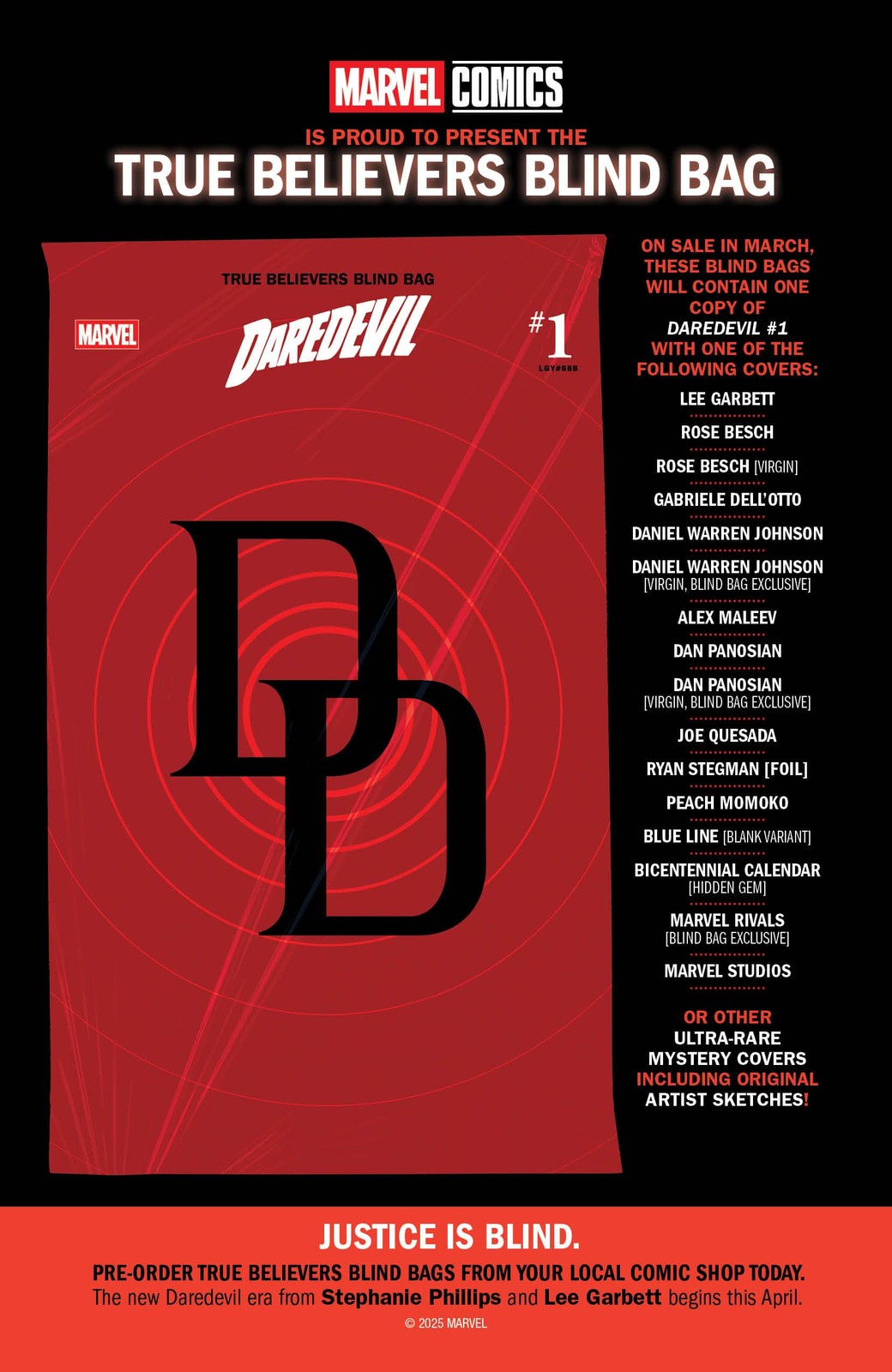 Daredevil: #1 True Believers [Blind Bag] 2026