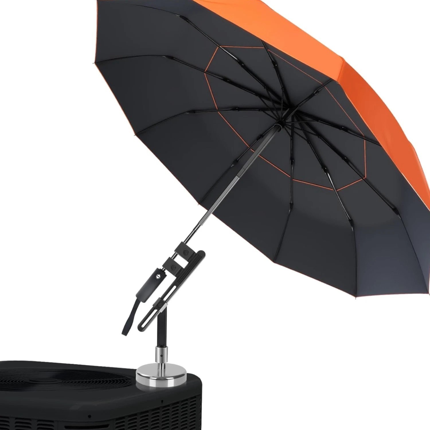 HVAC Umbrella with Magnetic Base, Max 750-LB Holding Force, Folding with Clam...