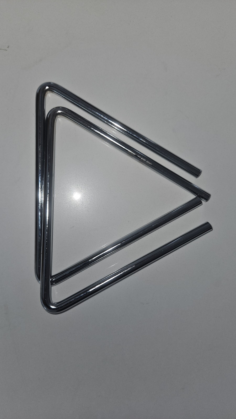 Steel Percussion Triangle Set Music Instrument Classroom Rhythm No Striker