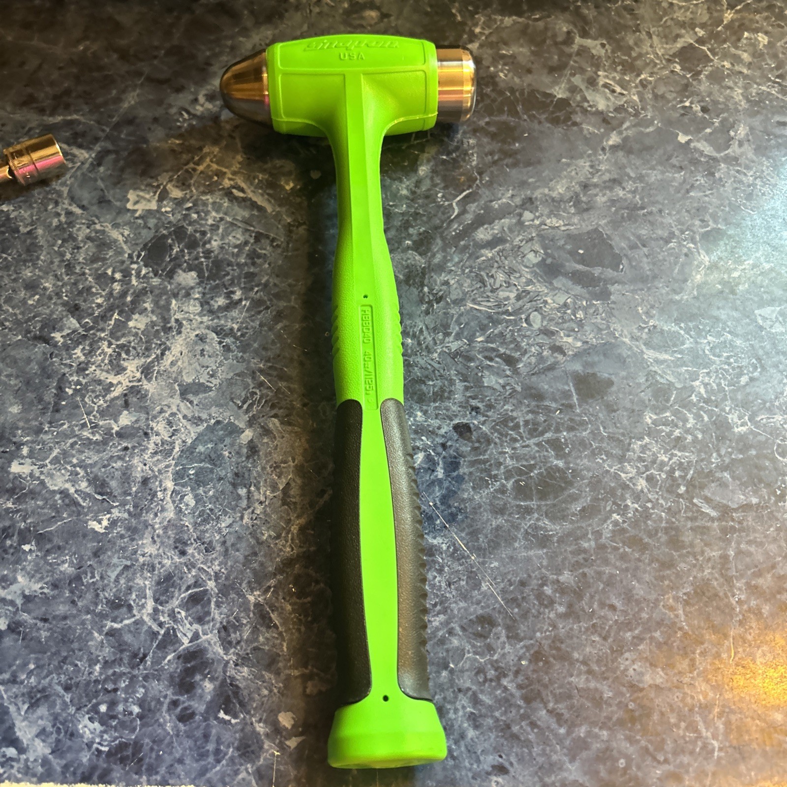 Snap-On Tools 40oz Dead Blow Ball Peen Hammer - GREEN