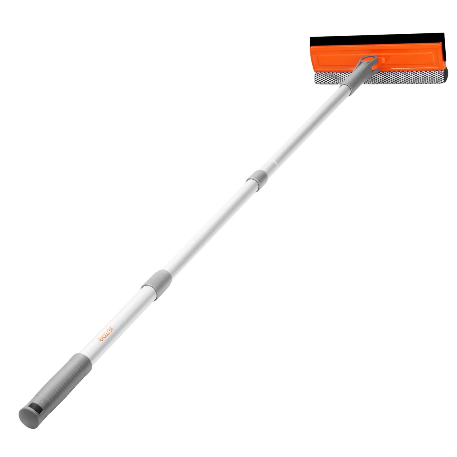 46'' Professional Window Cleaner Tool, 2-in-1 Rotatable Squeegee for Window Clea