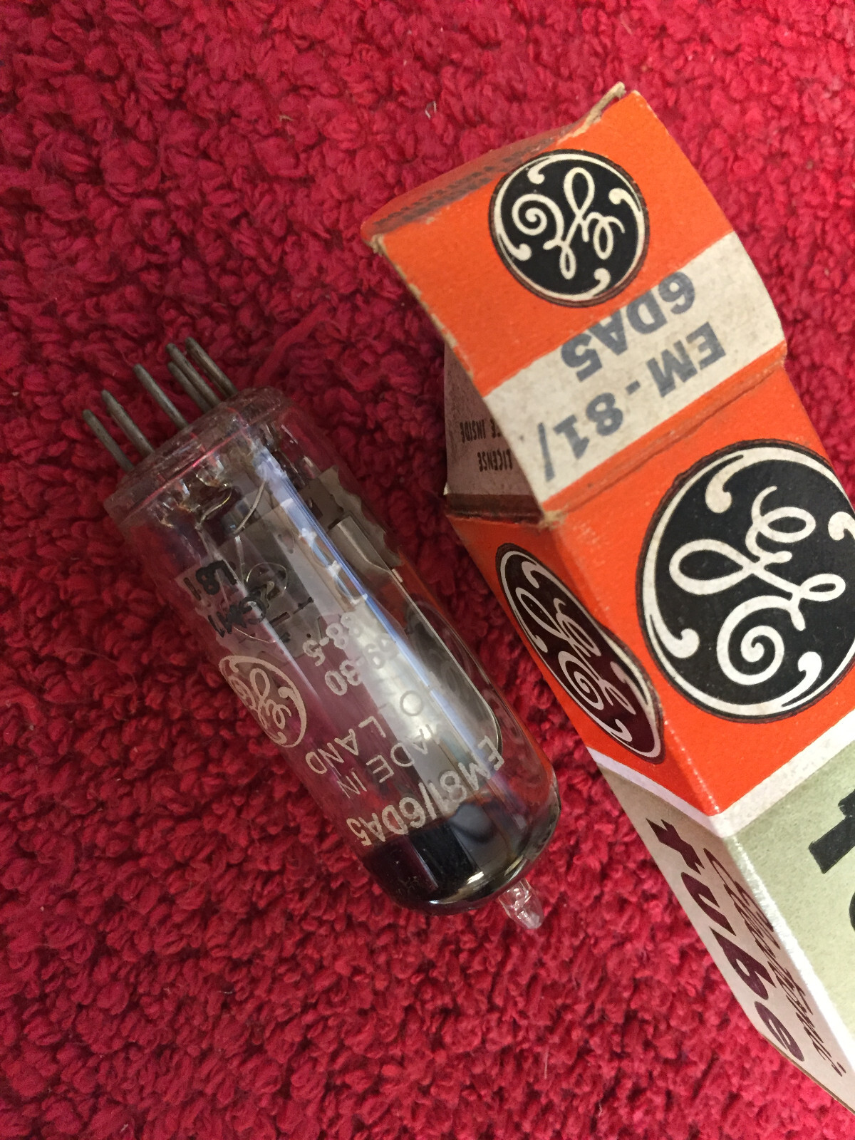 6DA5/EM-81 GE  VINTAGE TUBE NOS
