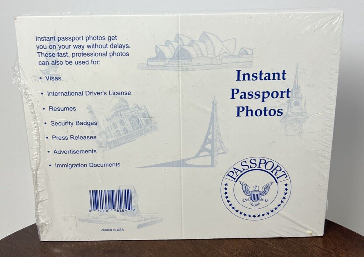 NEW Instant Passport Folders Pack of 100 Made in USA 6.75" by 5.5"