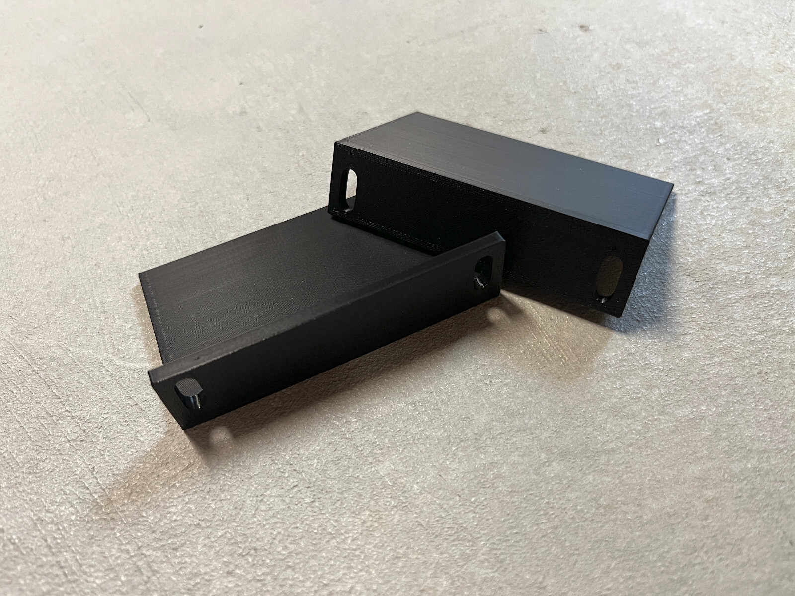 2 Pack - 2U 19" Network Rack Bracket Ears Universal Mount - 3D Printed