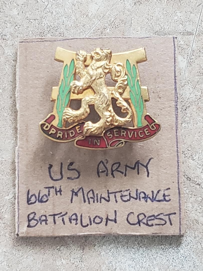 66th Maintenance Battalion DI DUI Unit Crest