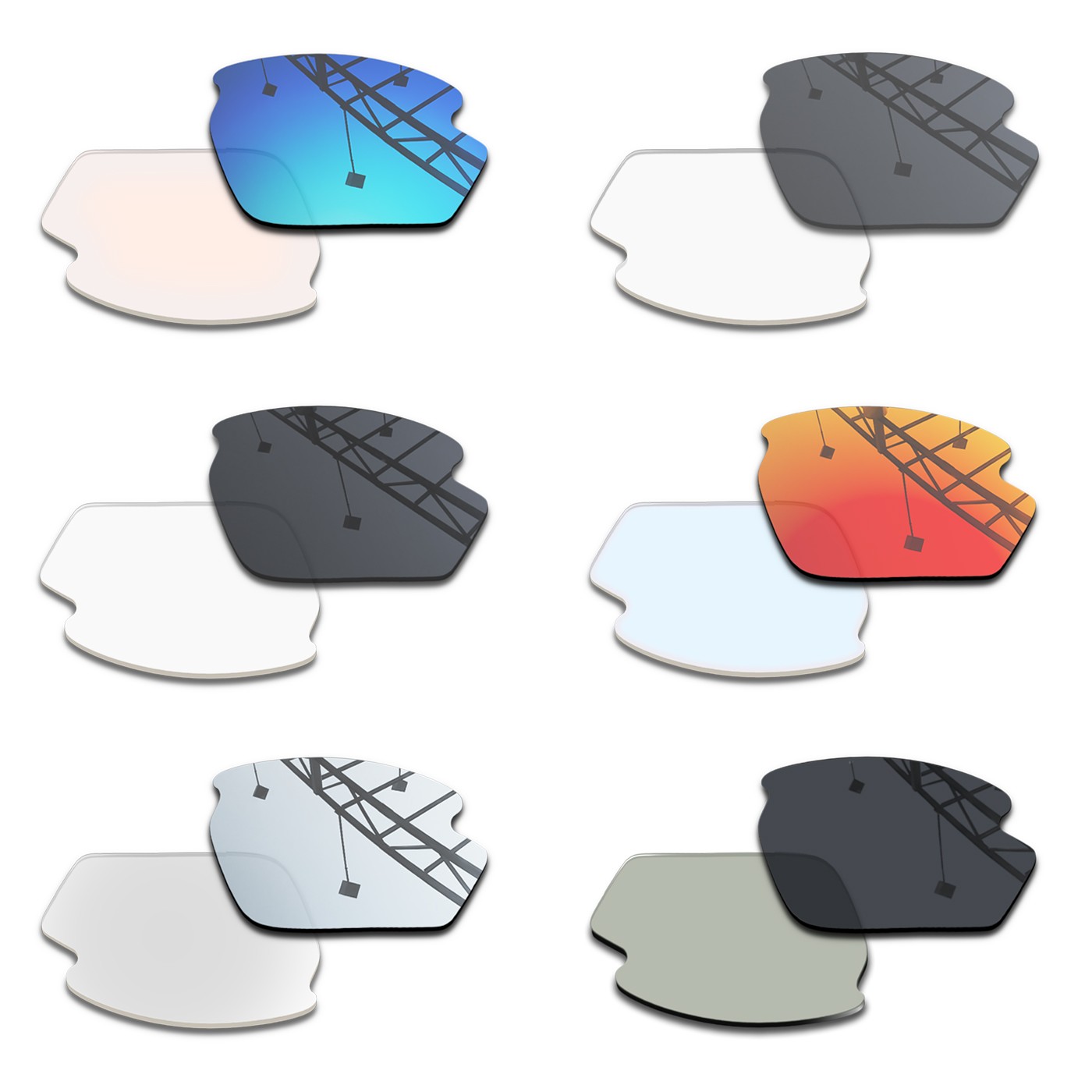 Transition Replacement Lenses for Rudy Project Rydon Sunglasses-NO Polarized
