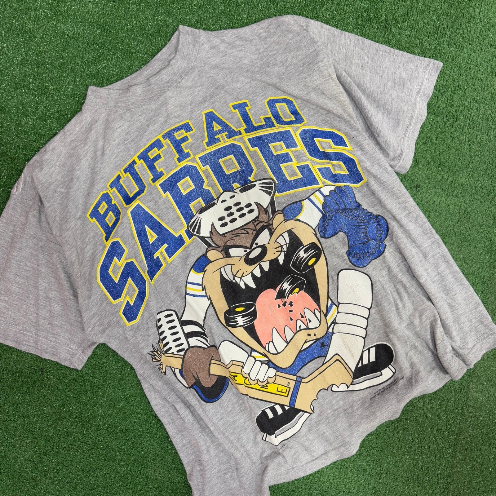 Vintage Buffalo Sabres Taz Tee  reprint Unisex Shirt  AN67127