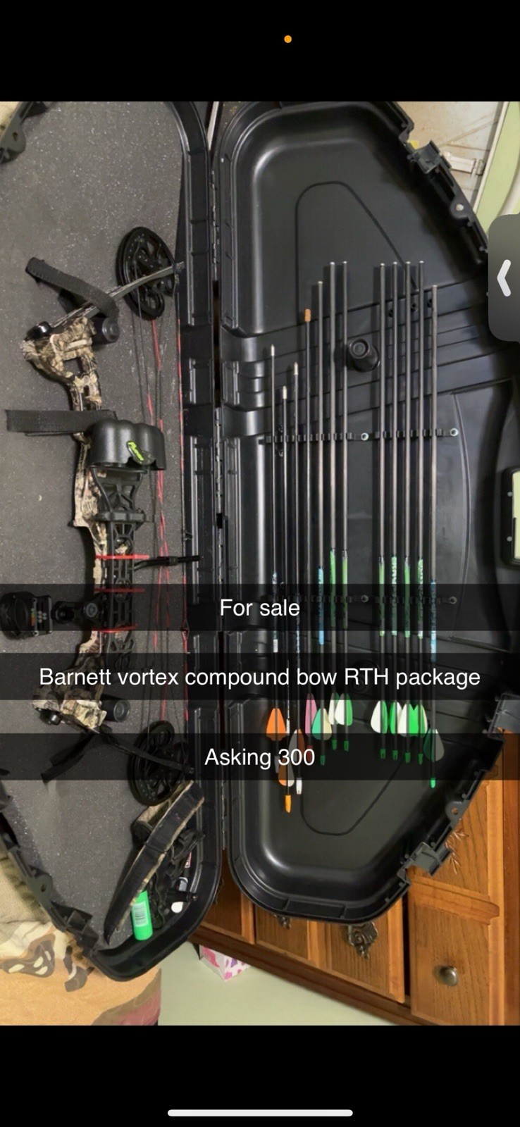 New Barnett Vortex Hunter Compound Bow 45-60 Lb Archery RH