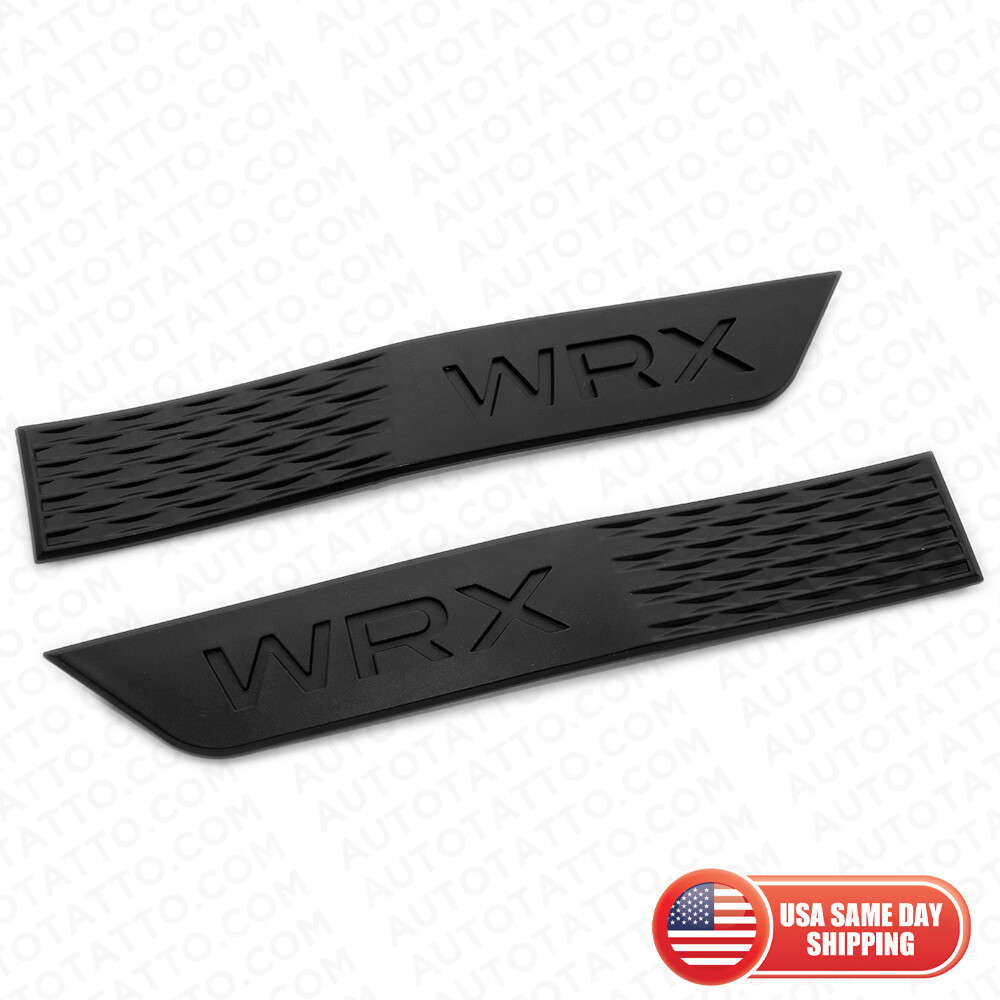 Black - Right / Left Fender GARNISH Badges Emblem Subie JDM Logo 15-21 W-R-X