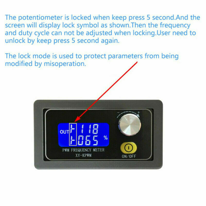 Signal Generator Module Adjustable PWM Pulse Frequency Duty Cycle Square Wave GL