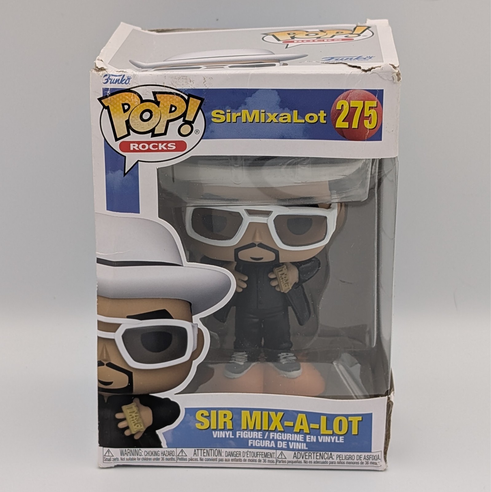Funko Pop Rocks Sir Mix-A-Lot 275 Vinyl Figure Hip Hop Music Baby Got Back
