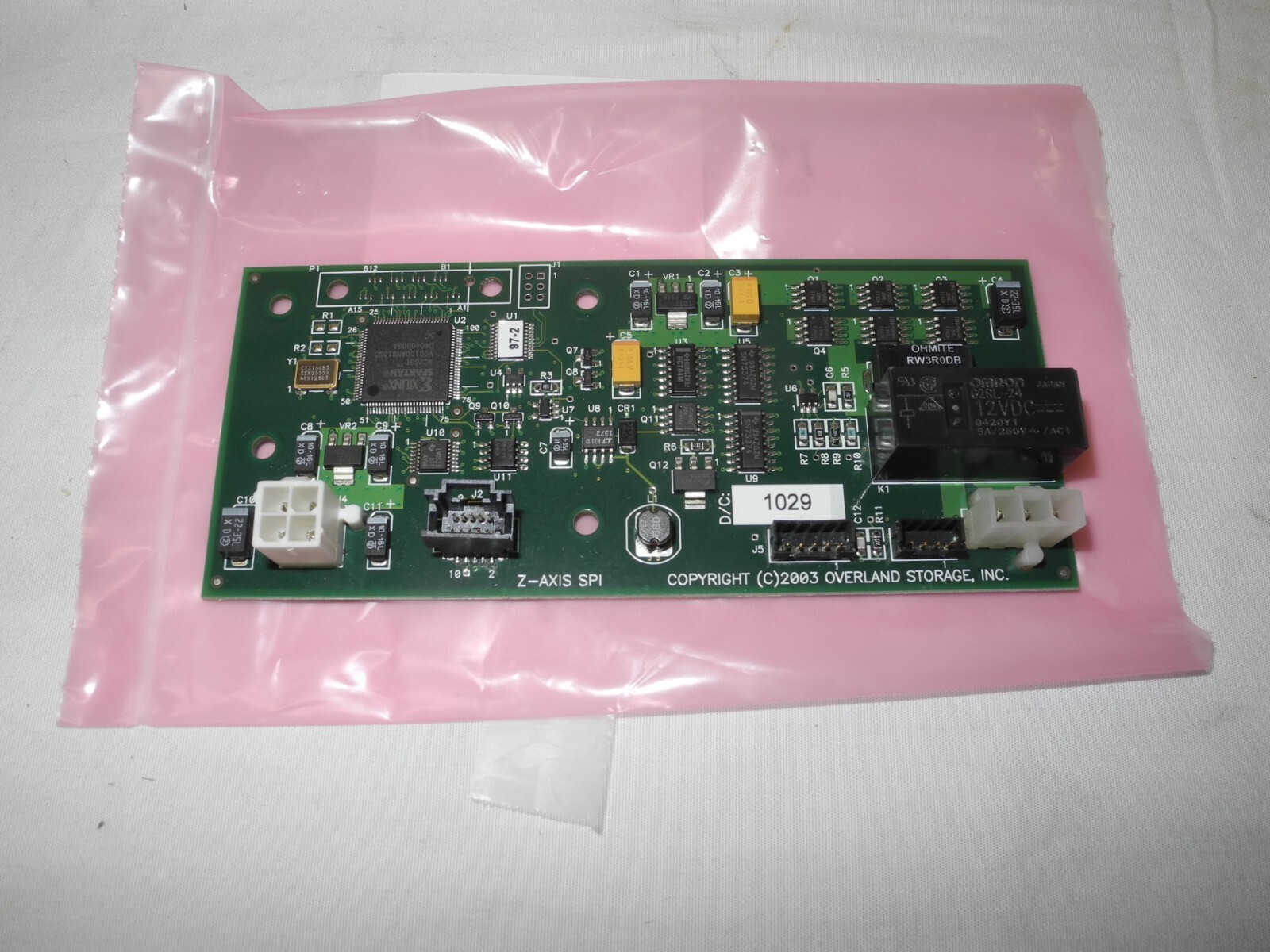 OVERLAND DATA 607034-001 Z-AXIS SPI MOTOR CONTROL BOARD FOR NEO8000 LIBRARY