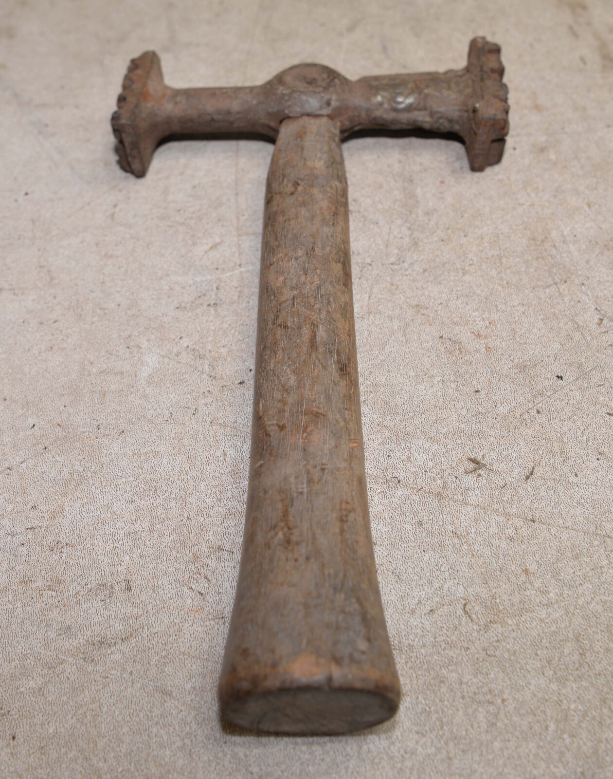 Vintage Minn log marking hammer collectible logging timber harvest stamping tool
