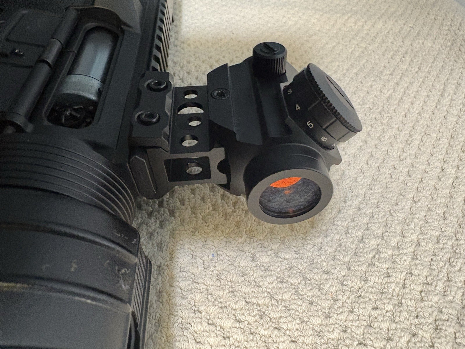 Cyma M16A3 Airsoft Rifle Fixed Stock w/ Sling Included & Red Dot Sight