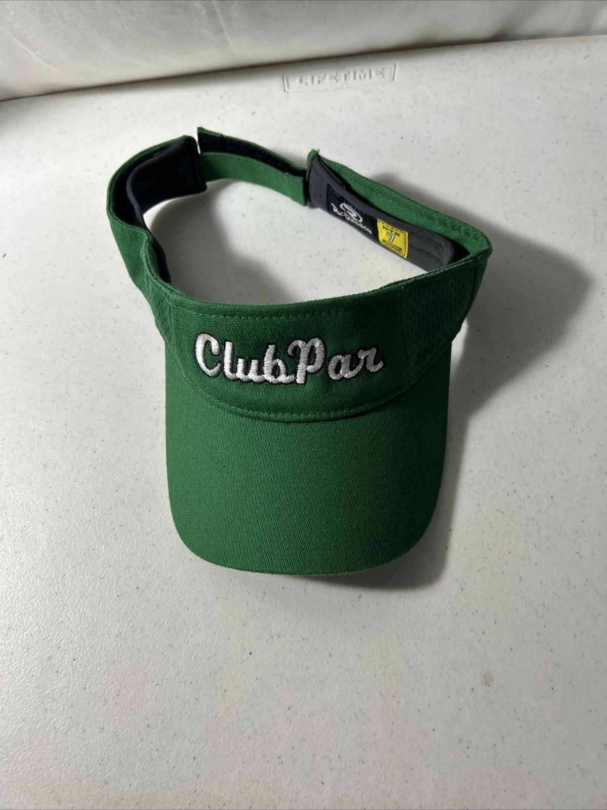 Club Par Adjustable Strap Green Visor Hat