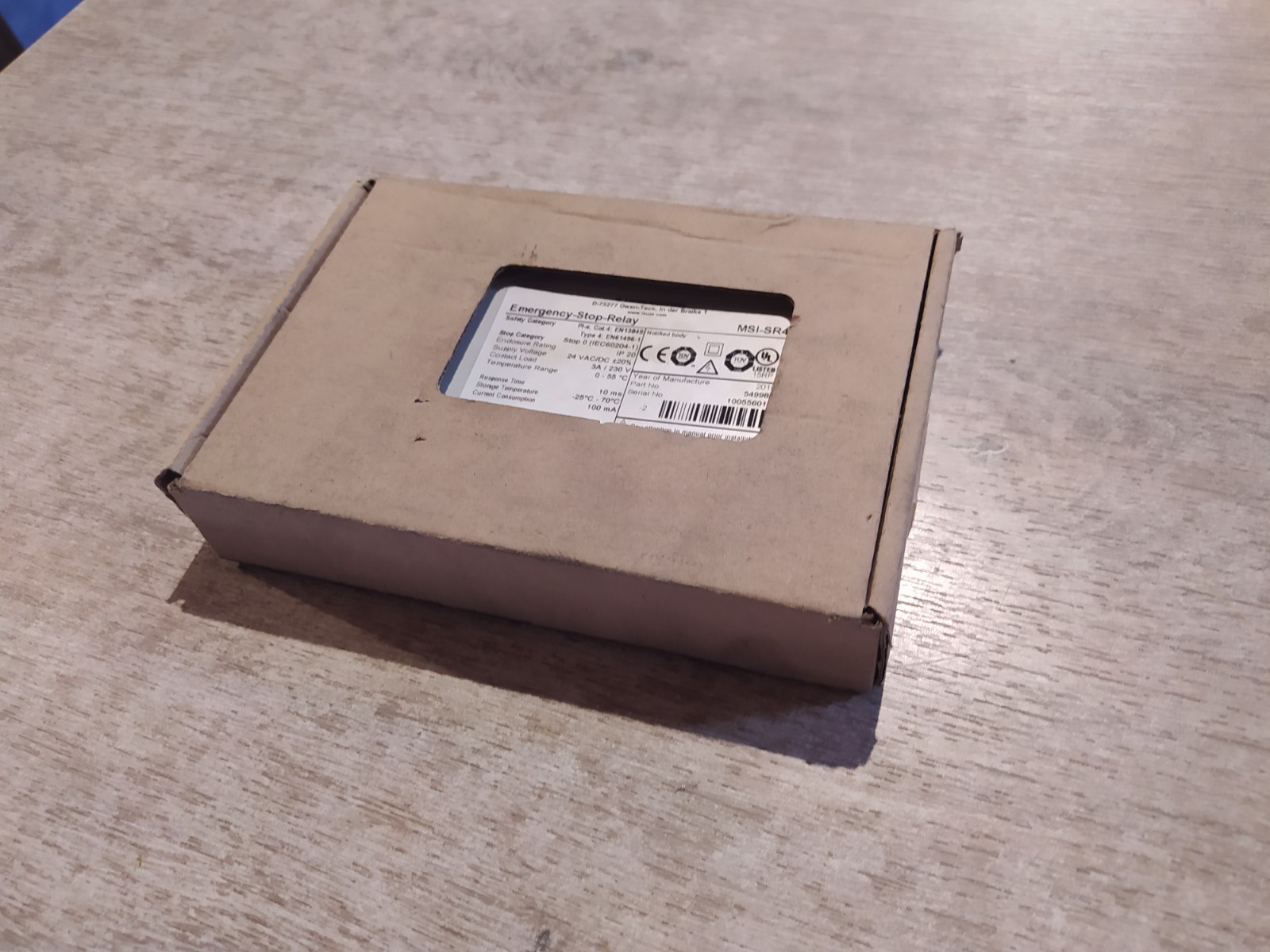 LEUZE ELECTRONIC MSI-SR4 EMERGENCY STOP RELAY [NEW]