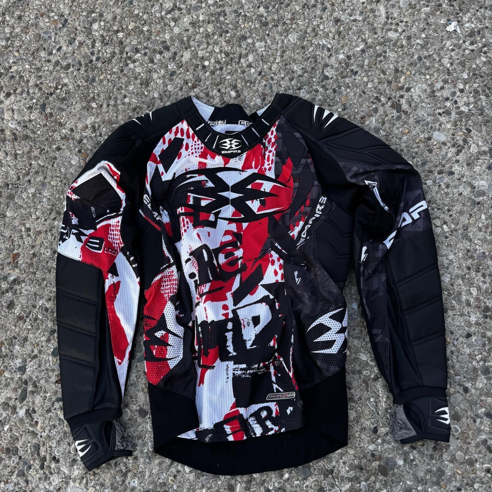 Vintage Empire Paintball Padded Shirt Men’s Sz Small Good Condition Black Red