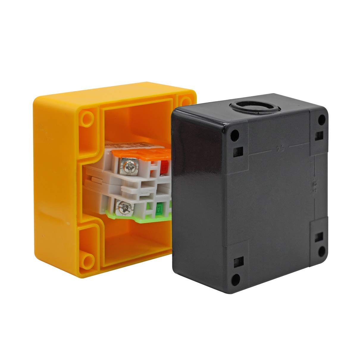 mxuteuk 22mm 2NC Red Mushroom Emergency Stop Push Button Switch Estop AC 660V