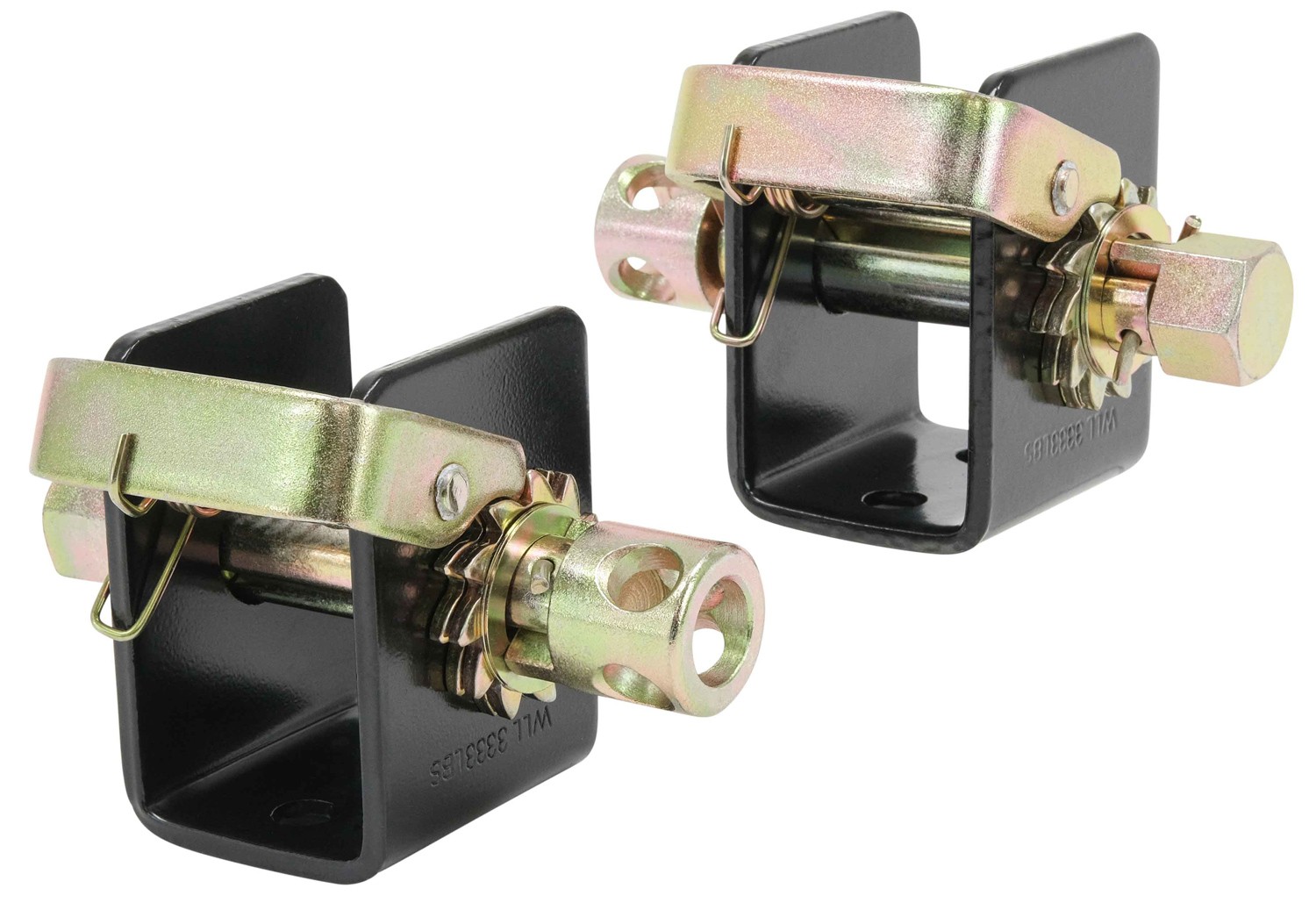 Lashing Winch 2 Inches (1 Left, 1 Right) Bolt On Weld On Track Tie Down Tow D...