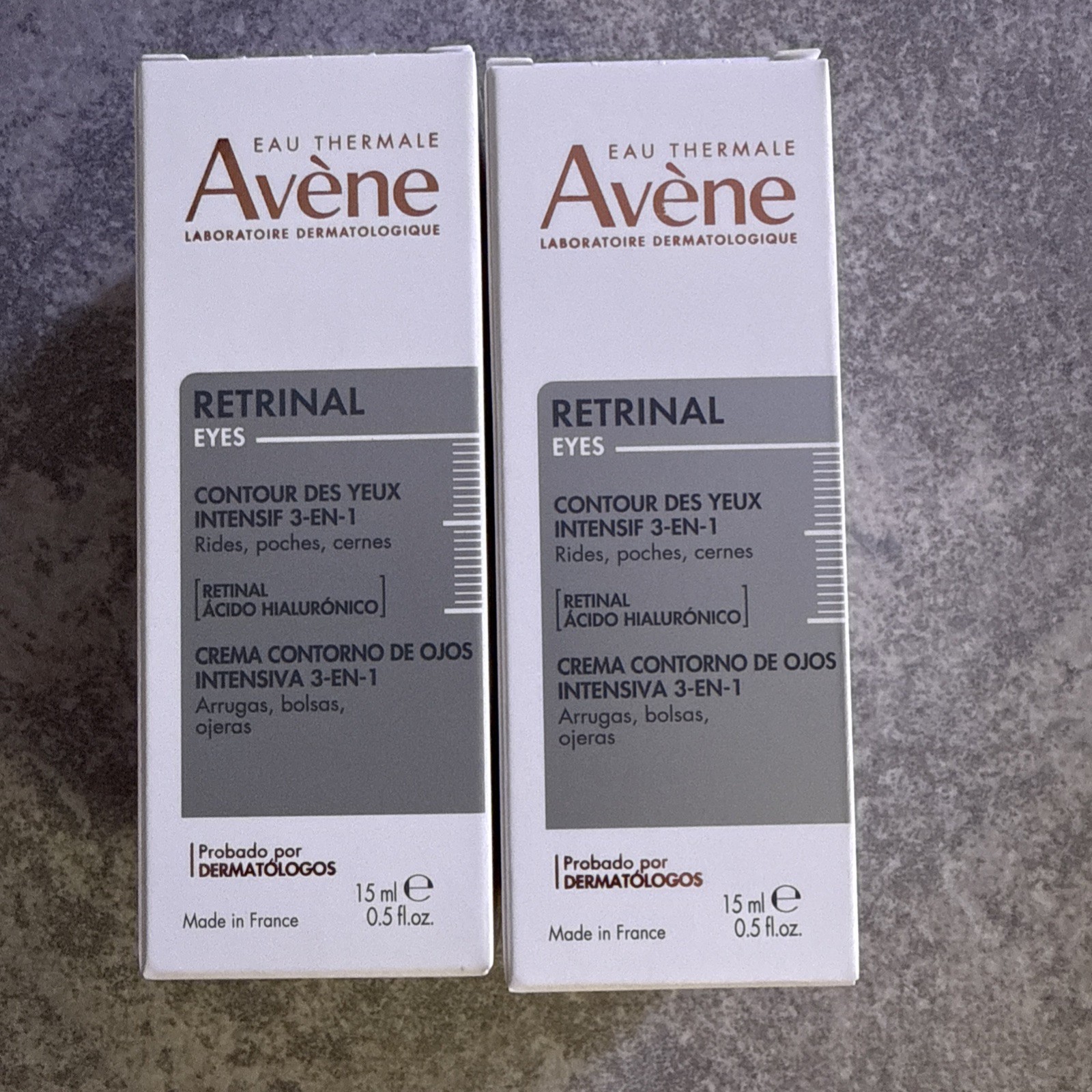 Lot Of 2 - Avene Retrinal Advanced 3-In-1 Anti-Aging Eye Cream Exp8/28