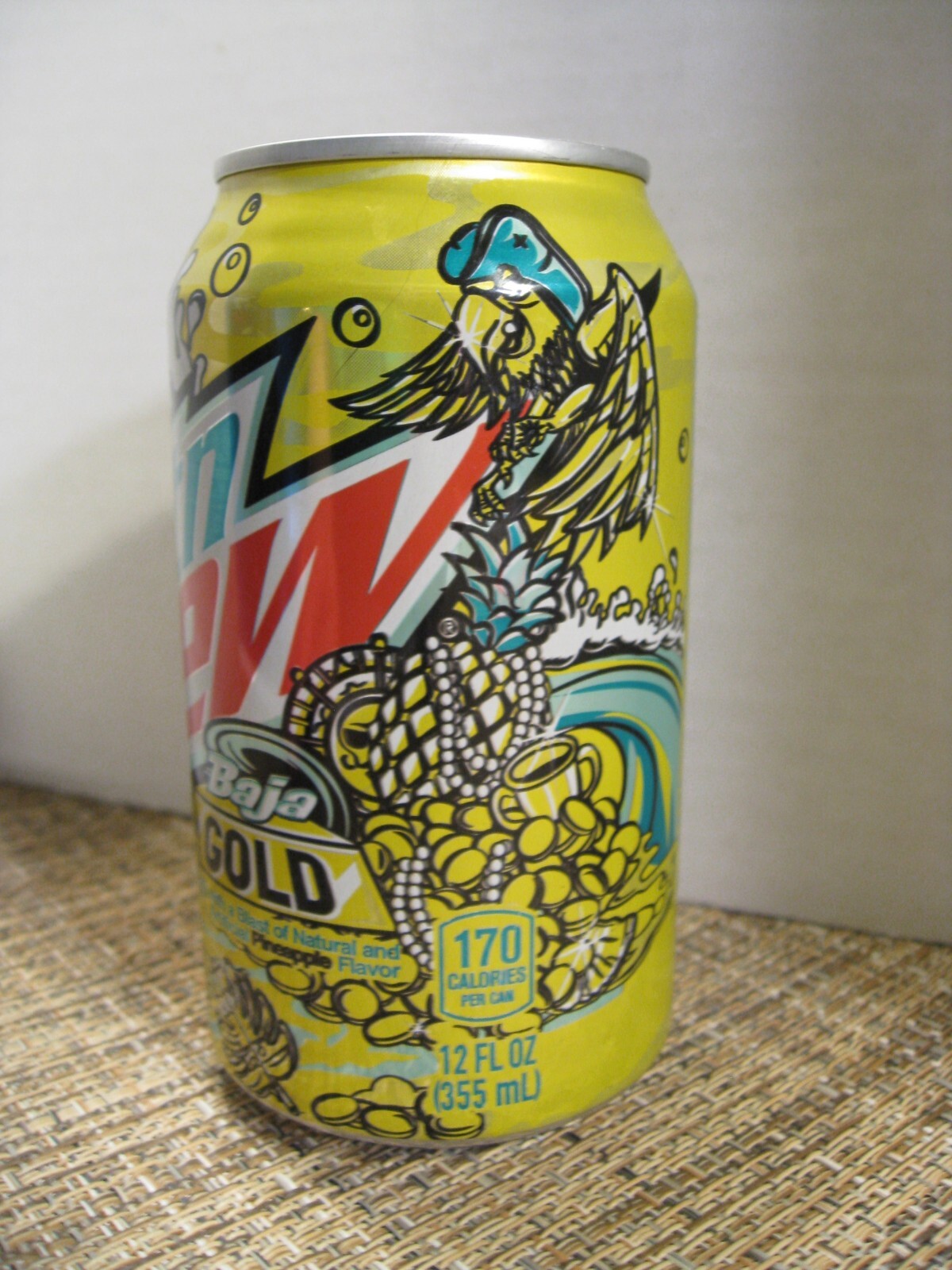 Mountain Dew Empty Can - Baja Gold - Limited Edition - 2022