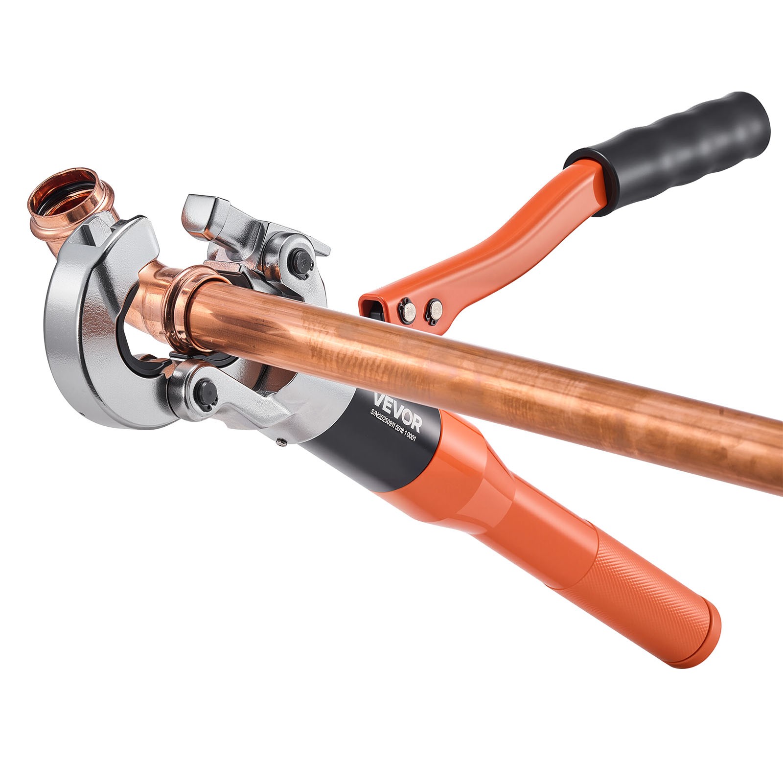 VEVOR Copper Pipe Crimper Hydraulic Driven Press Tool with 1/2" 3/4" 1" Jaws