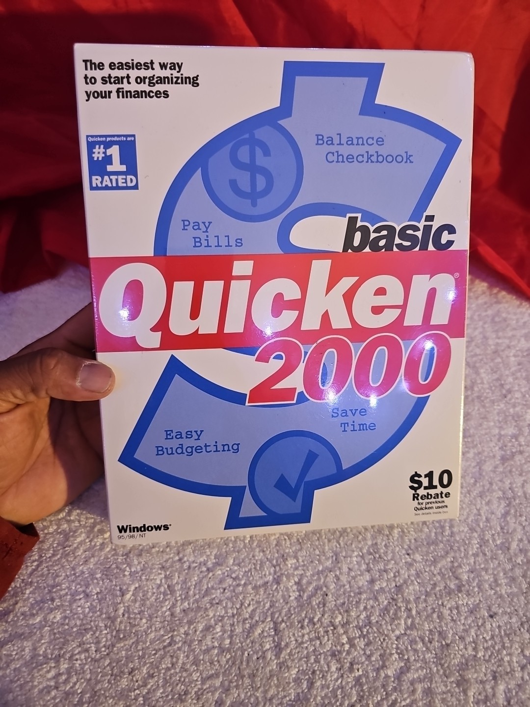 Intuit Quicken 2000 for Windows – Complete Boxed Financial Software NEW Sealed"