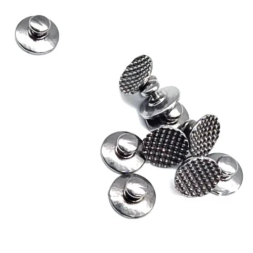 20 Pcs Dental Lingual Buttons Orthodontic Bondable Round/Rectangular Mesh Base