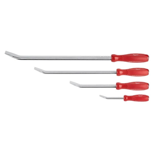 Milwaukee 48-22-9214 4Pc I-Beam All-Metal Core Hammer Ready Pry Bar Set