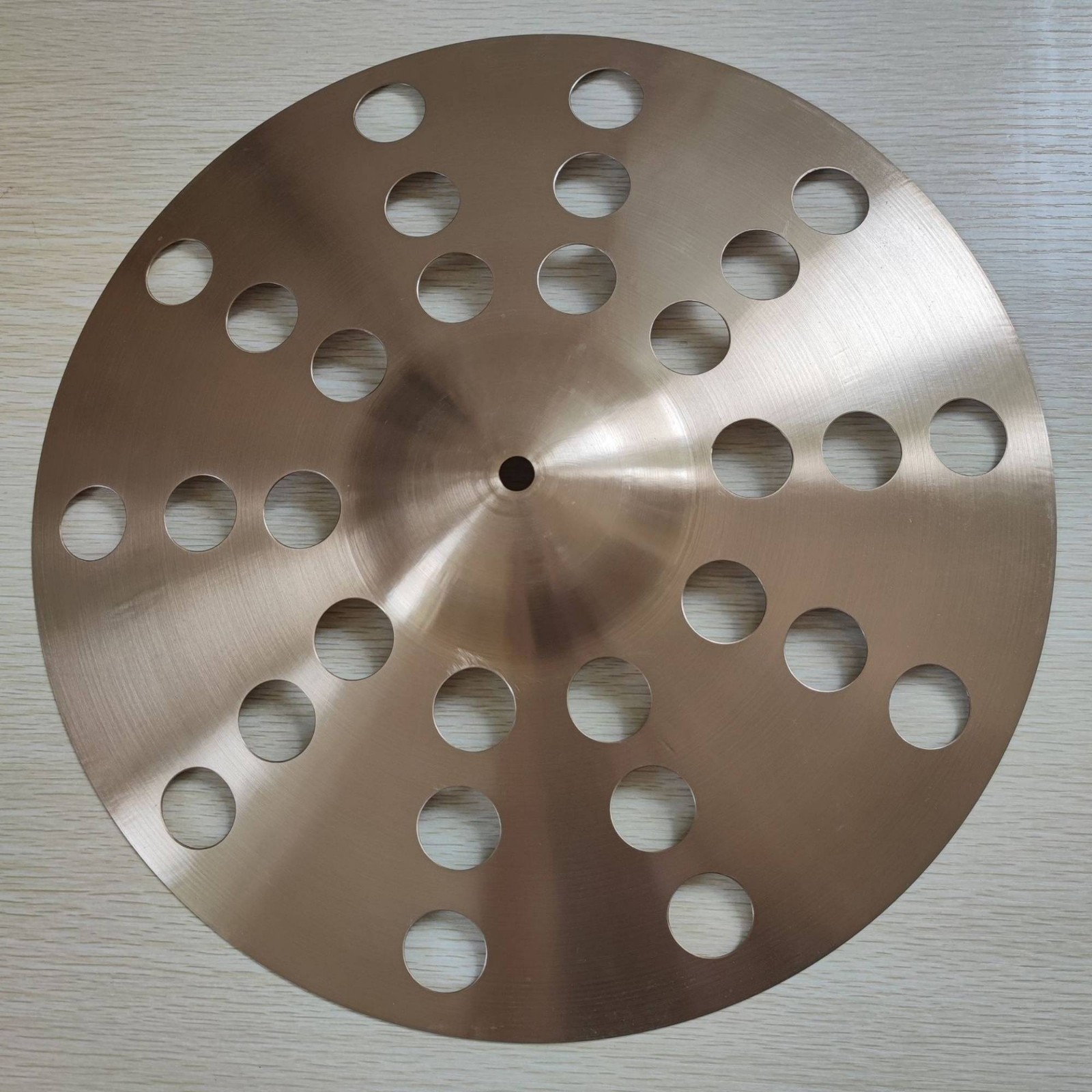 Perforated Cymbal Quick Sustain Drum Part Long-Lasting